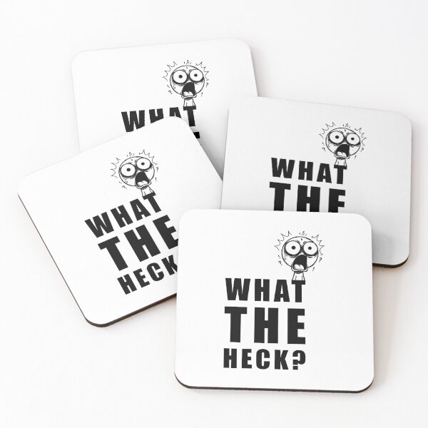 Item preview, What The Heck Shirt, Funny Shocked Face Meme Tee, WTF Reaction T-Shirt, Sarcastic Humor Graphic Shirt, Funny Expression Gift, Minimal Meme Apparel designed and sold by KAYJAY DESIGNS.