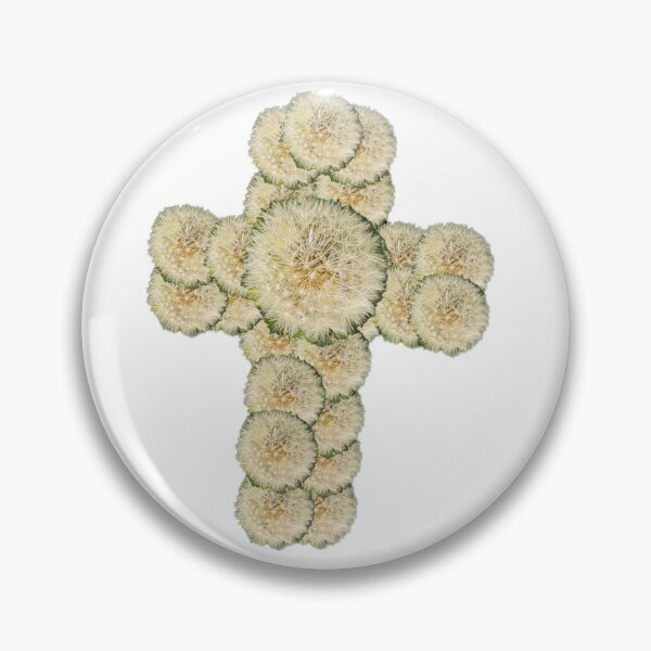 Item preview, dandelion wish cross designed and sold by gracehopelove.
