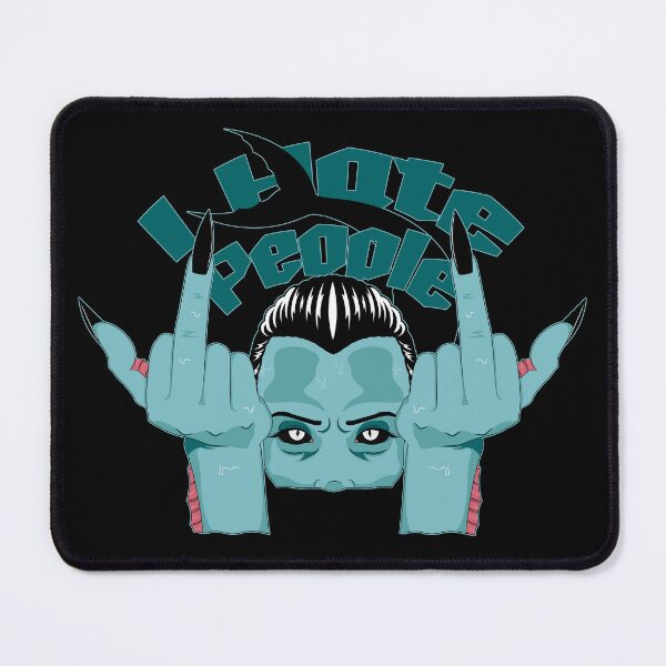 Item preview, I Hate People | Siren gives the world the middle finger designed and sold by ProdbyNiECO.