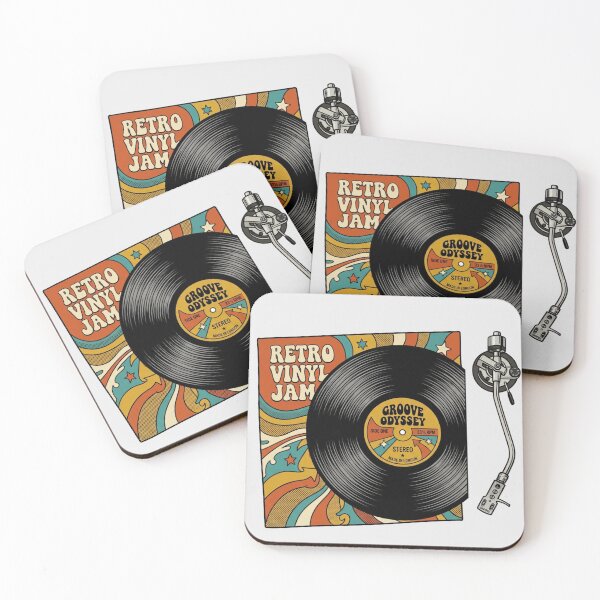 Item preview, "Retro Vinyl Jam 70s Groovy Music Aesthetic"   designed and sold by Malalese.