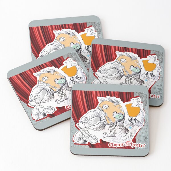 Item preview, Comic Theater - Heads Over Feet (Drawing by ACCI)  designed and sold by VanyssaGraphics.