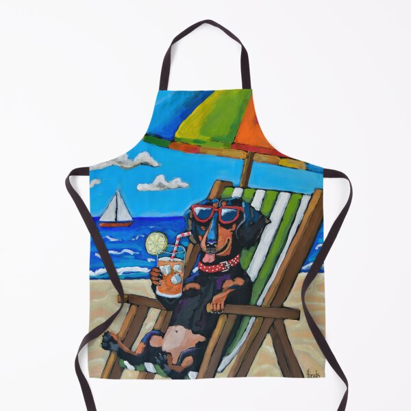 Item preview, Relaxing Dachshund at the Beach designed and sold by David Hinds.