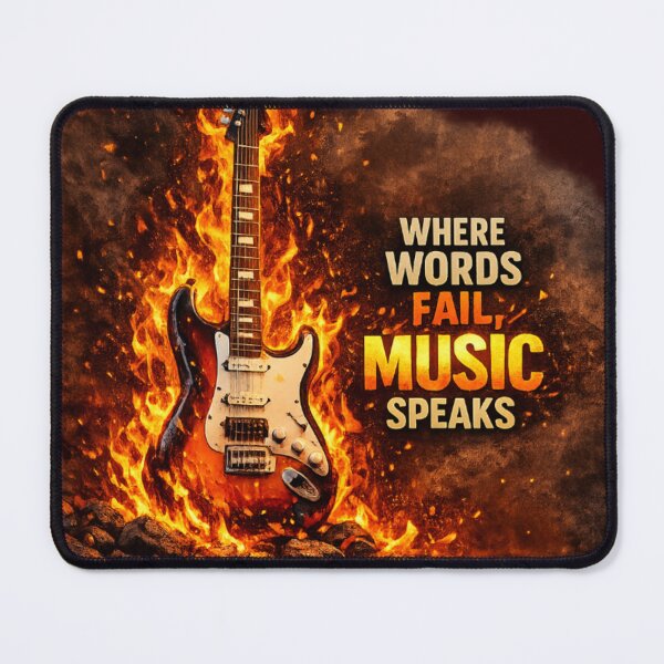 Item preview, Burning Strings: Where Words Fail, Music Speaks designed and sold by Funky Fable studio.