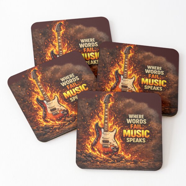 Item preview, Burning Strings: Where Words Fail, Music Speaks designed and sold by Funky Fable studio.