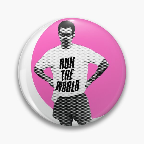Item preview, Run The World Retro Halftone Pop Art Graphic designed and sold by eMKa82.