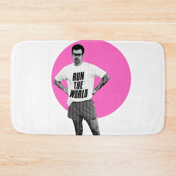 Item preview, Run The World Retro Halftone Pop Art Graphic designed and sold by eMKa82.