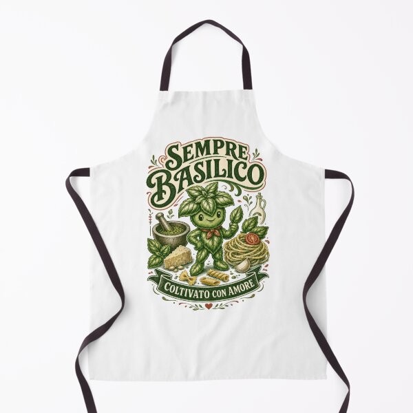 Item preview, Sempre Basilico Italian Basil Pesto Pasta Cook designed and sold by AntiqueImages.