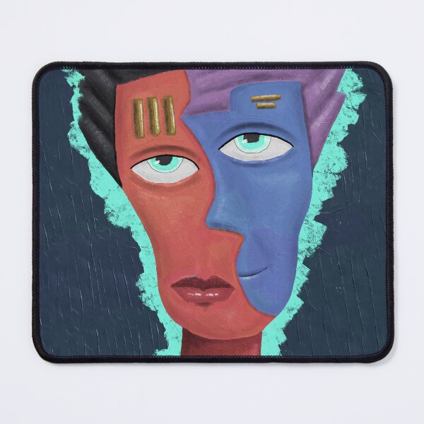Item preview, Alien No.13 – Cosmic Healer | Cubist Sci-Fi Portrait designed and sold by aekritdeach.