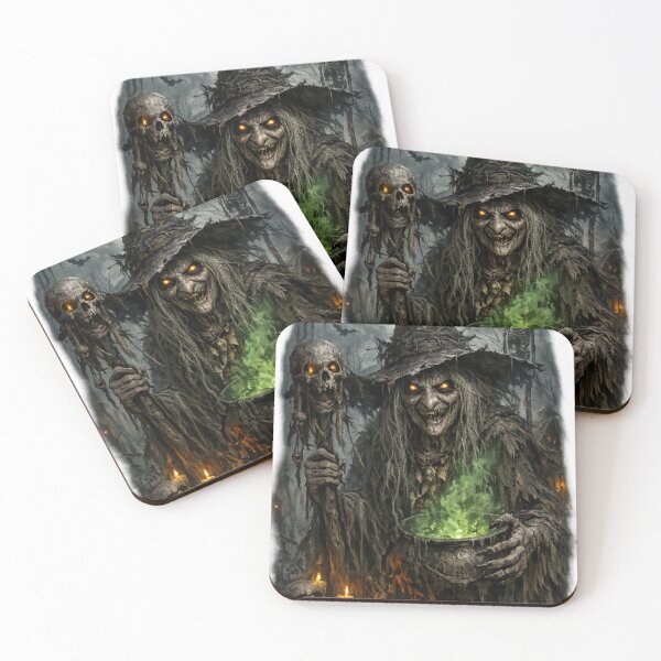Item preview, Scary Halloween Witch designed and sold by DazzleKitty.