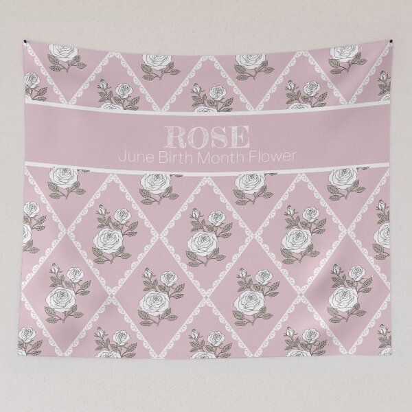 Artikelvorschau, Rose mit Spitzenmuster im Vintage-Stil entworfen und verkauft von storieslanguage.