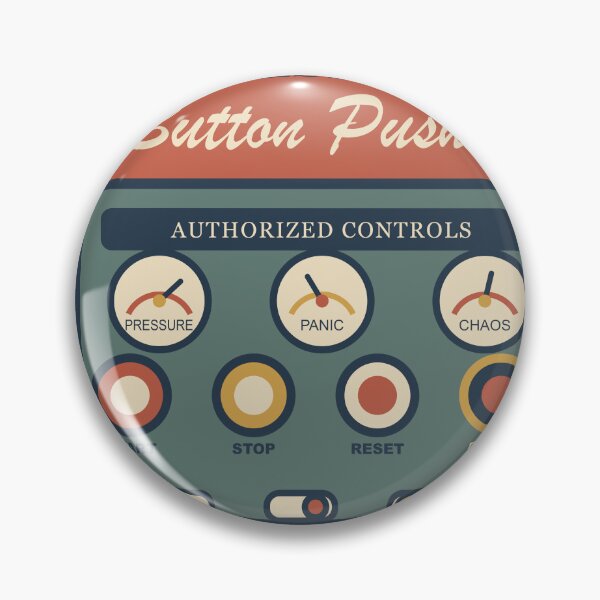 Item preview, Professional Button Pusher – Funny Control Panel Occupation Design designed and sold by FlamoArt.