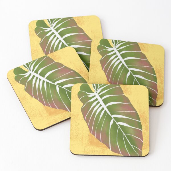 Item preview,  Yellow Tropical Monstera Leaf Art Print designed and sold by altastudio.