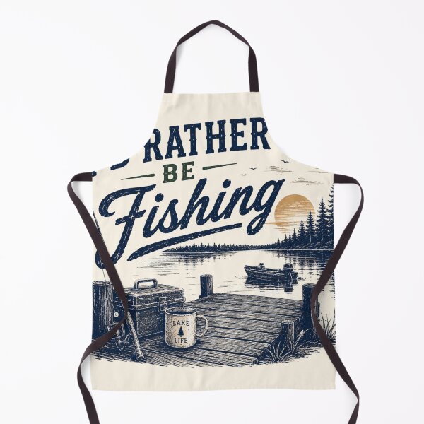 Item preview, I'd Rather Be Fishing Lake Dock Adventure Design designed and sold by TeeVerse27.