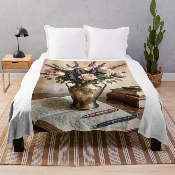 Item preview, Art - Classic Floral Composition, Intimate Atmosphere of a Bourgeois Interior designed and sold by Reverso-Design.