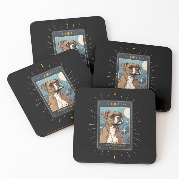 Item preview, Funny Boxer Tarot Card Dog Mothers Day Mom designed and sold by rafaeltto.