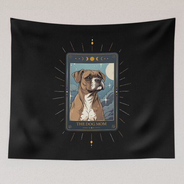 Item preview, Funny Boxer Tarot Card Dog Mothers Day Mom designed and sold by rafaeltto.