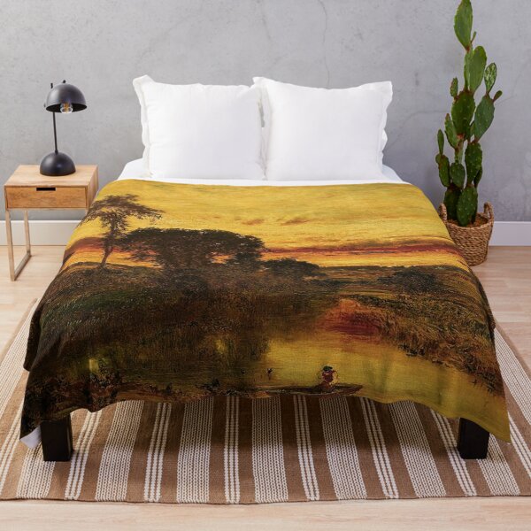 Item preview, George Inness -Sunset Landscape designed and sold by tomorrowsart.