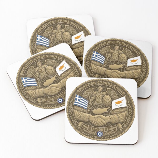 Item preview, Hellenic Air Force: Operation Cyprus Shield Emblem designed and sold by CharlieDesings.