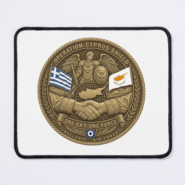 Item preview, Hellenic Air Force: Operation Cyprus Shield Emblem designed and sold by CharlieDesings.