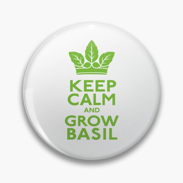 Item preview, Keep Calm and Grow Basil Herb Gardener designed and sold by AntiqueImages.