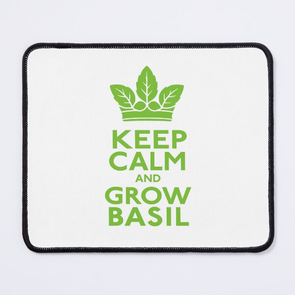 Item preview, Keep Calm and Grow Basil Herb Gardener designed and sold by AntiqueImages.