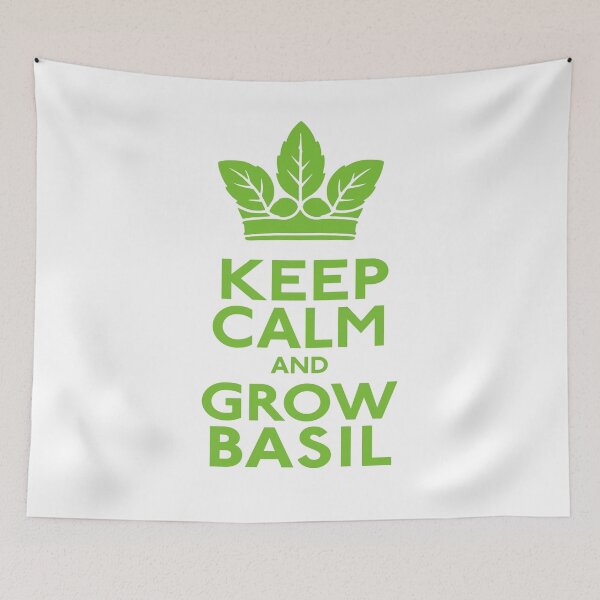 Item preview, Keep Calm and Grow Basil Herb Gardener designed and sold by AntiqueImages.