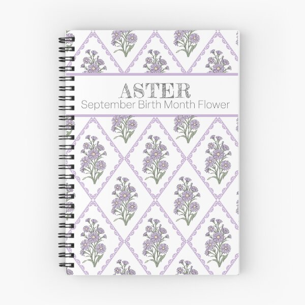 Item preview, Aster Flower Pattern | Vintage Botanical Cottagecore Floral Design designed and sold by storieslanguage.