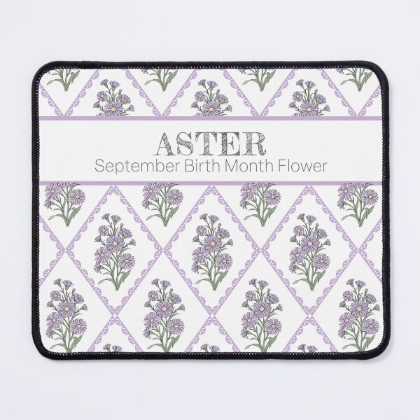 Item preview, Aster Flower Pattern | Vintage Botanical Cottagecore Floral Design designed and sold by storieslanguage.