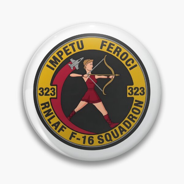 Item preview, Royal Netherlands Air Force: 323 Squadron "Impetu Feroci" Commemorative Patch designed and sold by CharlieDesings.
