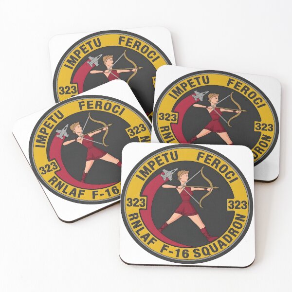 Item preview, Royal Netherlands Air Force: 323 Squadron "Impetu Feroci" Commemorative Patch designed and sold by CharlieDesings.