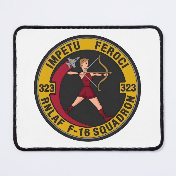 Item preview, Royal Netherlands Air Force: 323 Squadron "Impetu Feroci" Commemorative Patch designed and sold by CharlieDesings.