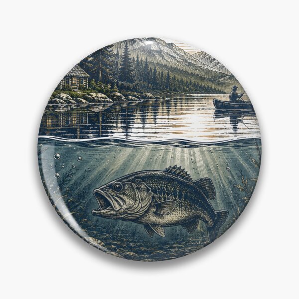 Item preview, Forest Lake Fishing Wilderness Nature Escape designed and sold by TeeVerse27.