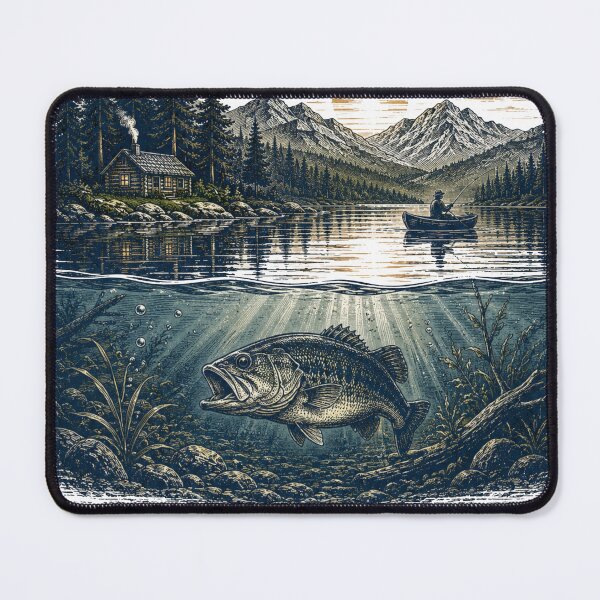 Item preview, Forest Lake Fishing Wilderness Nature Escape designed and sold by TeeVerse27.