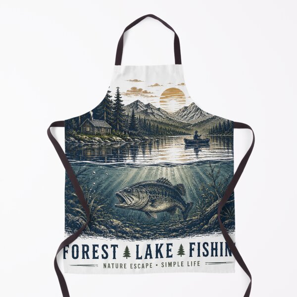 Item preview, Forest Lake Fishing Wilderness Nature Escape designed and sold by TeeVerse27.