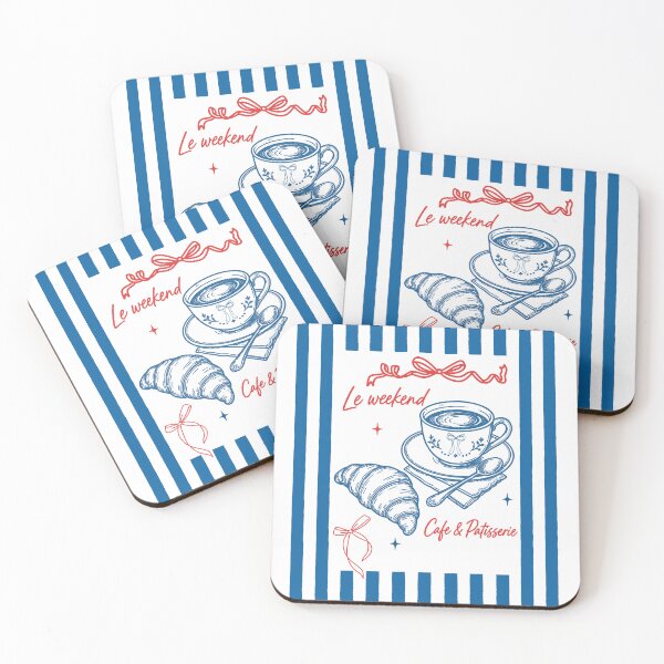 Item preview, Weekend Coffee Croissants And A Little Parisian Calm designed and sold by FreshVibe Prints.