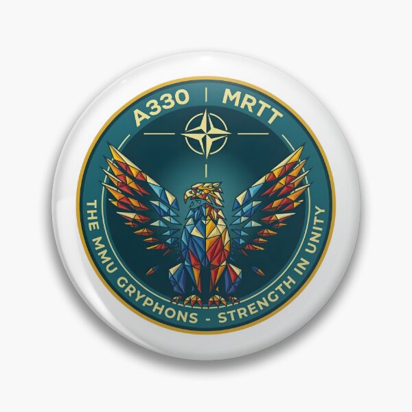 Item preview, NATO Multinational MRTT Fleet: The MMU Gryphons Commemorative Patch designed and sold by CharlieDesings.