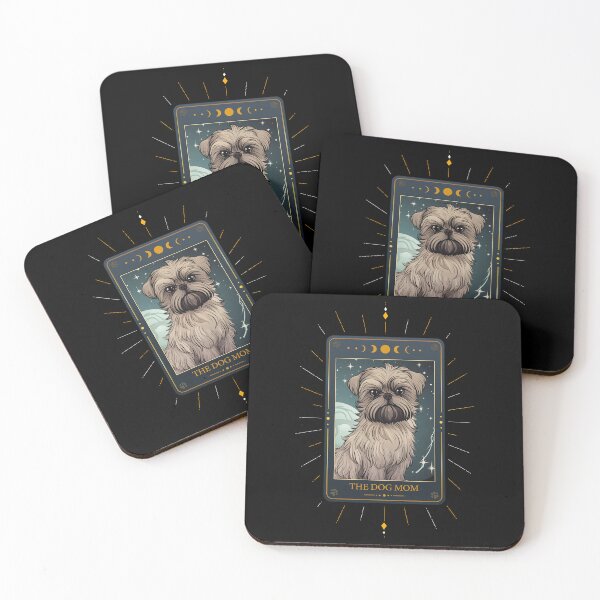 Item preview, Funny Brussels Griffon Tarot Card Dog Mothers Day Mom designed and sold by rafaeltto.