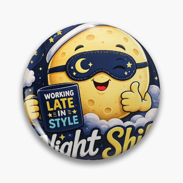 Item preview, Night Shift Sticker designed and sold by Raj Studio.