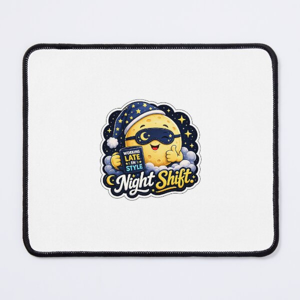 Item preview, Night Shift Sticker designed and sold by Raj Studio.
