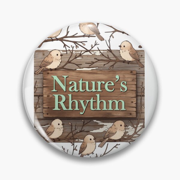 Item preview, Rustic Minimal Bird Art – Nature’s Rhythm on Wooden Plank Texture designed and sold by EdgeSphere.