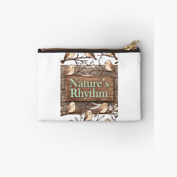 Item preview, Rustic Minimal Bird Art – Nature’s Rhythm on Wooden Plank Texture designed and sold by EdgeSphere.