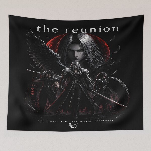 Item preview, Sephiroth -The Reunion -One Winged Angel- Final Fantasy VII -Epic Dark Fantasy Aesthetic Design designed and sold by Trinidesigns123.