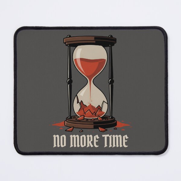 Item preview, NO MORE TIME - Broken Hourglass Gothic designed and sold by Zazz Lee.