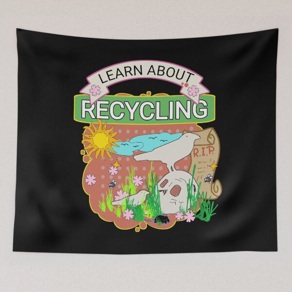 Item preview, Discover the fun, nostalgic and cool urban flair of recycling designed and sold by vibeno1.