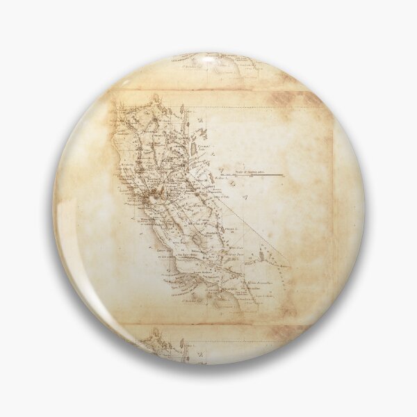 Item preview, Vintage antique California Map designed and sold by WanderingLife.