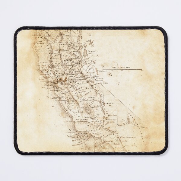 Item preview, Vintage antique California Map designed and sold by WanderingLife.