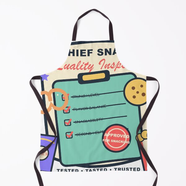 Item preview, Chief Snack Quality Inspector – Funny Food Tester Design designed and sold by FlamoArt.