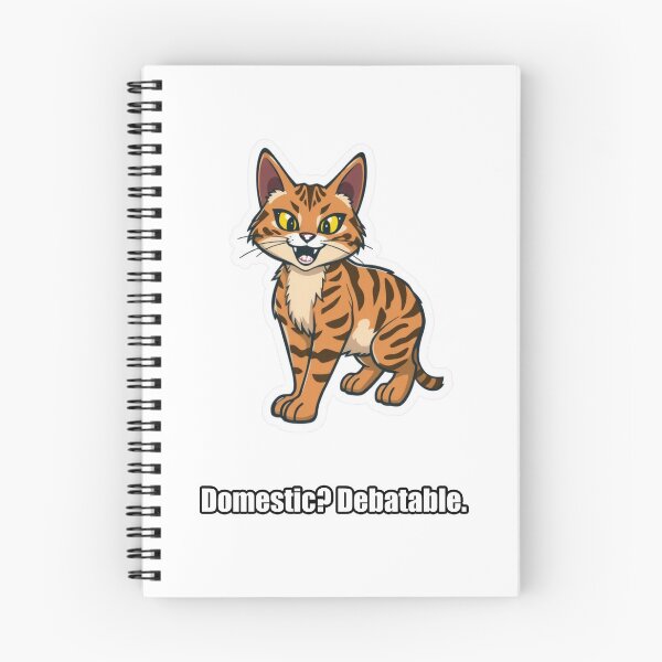 Item preview, Tabby Cat - Domestic Debatable - Funny Cat Gift designed and sold by pawdrops.