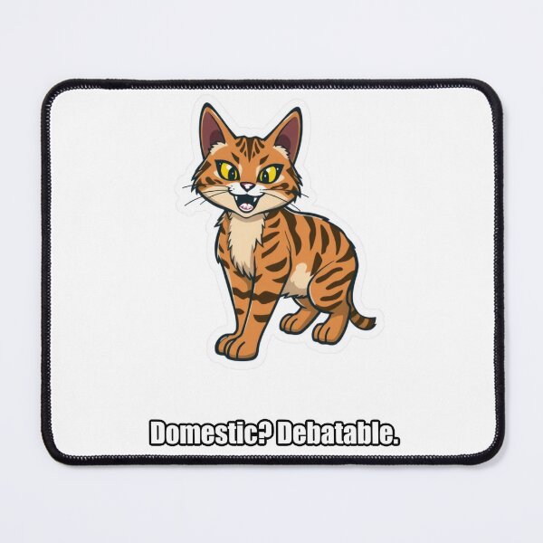 Item preview, Tabby Cat - Domestic Debatable - Funny Cat Gift designed and sold by pawdrops.