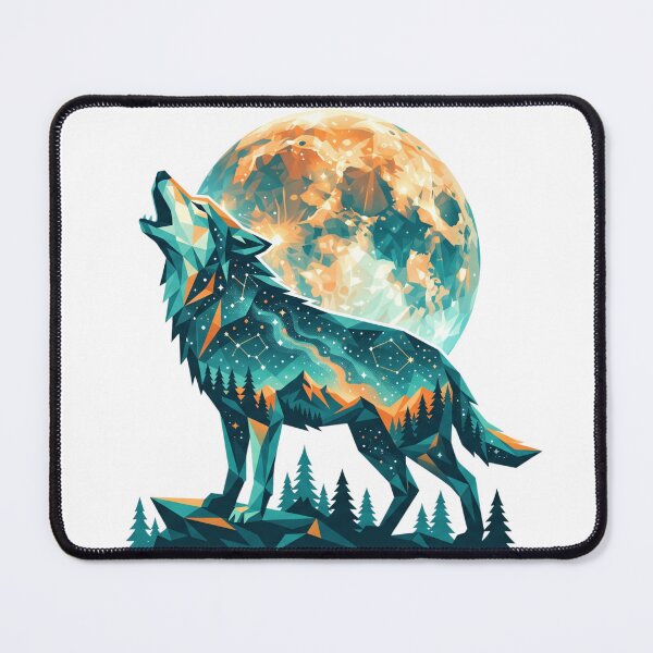 Item preview, Wolf feeling free at night designed and sold by JC Art Creations.